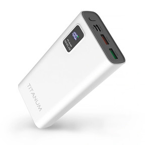 TITANUM 727S 20000mAh 22.5W White - Повербанк зображення