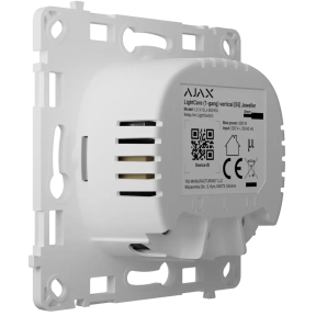 Ajax LightCore (1-gang) vertical - Реле для одноклавишного выключателя фото