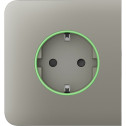 Ajax SideCover (smart) [ type F ] Olive - Передняя панель и крышка розетки