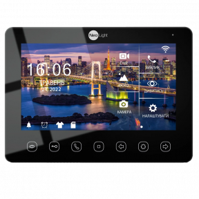 Видеодомофон NeoLight OMEGA+ HD WF Black фото