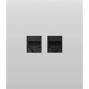 Ajax CenterCover (LAN) White - Передняя панель для встроенной интернет-розетки купить