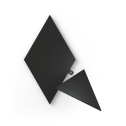 Додаткові панелі Nanoleaf Shapes Ultra Black Triangles Expansion Pack, Apple Homekit - 3 шт.