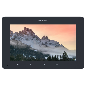 Slinex SM-07MN Black – Видеодомофон (7" IPS, 1024x600, Детекция движения, MicroSD)