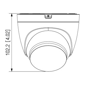 Dahua Technology DH-IPC-HDW1430DT-SAW (2.8 мм) - 4 Мп купольна мережева Wi-Fi камера в Україні