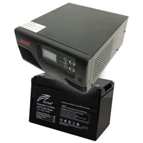 Комплект ДБЖ + АКБ MUST EP20-R1000W + LFP12.8V100AH G24 купити