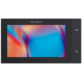 Slinex KIARA (black) – IP-видеодомофон (7" Touch, 1080p, Wi-Fi+Ethernet, PoE, MicroSD 256GB)