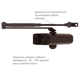 RYOBI 9903 STD DARK_BRONZE – Дотягувач дверей (65кг, 965мм, EN 2/3) зображення