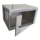 Hypernet WMNC-35-6U-FLAT – Шафа комутаційна настінна (6U, 600x350мм, скло)