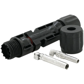 Конектор для монтажу сонячних систем МС4 Voltronic 1000V30A-IP67