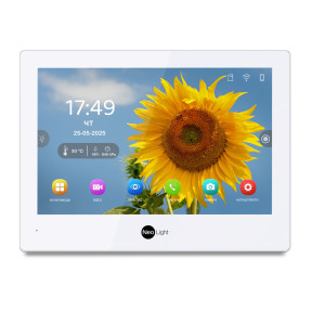 NeoLight ALPHA Hybrid White - Гібридний відеодомофон (AHD+IP, Wi-Fi, IPS) купити
