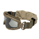 Окуляри-маска захисні балістичні колір Coyote Brown "Тревікс"