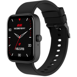 Смарт-годинник 2E Alpha SQ Music Edition 46мм, 1.78", 368x448, AMOLED, BT 5.2, Чорний
