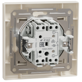 Schneider Electric Asfora EPH0100123 - Выключатель одноклавишный самозажимной фото