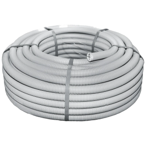 Труба гофрована 750Н 16/12мм бухта 100м гнучка з протяжкою негорюча UF-стійка купити