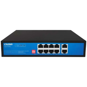 Ewind EW-S1910CG-AP - 10-портовий гігабітний комутатор PoE комутатор купити
