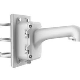 Hikvision DS-1604ZJ-box-pole – Кронштейн для PTZ камер (На столб, Коммутационная коробка, До 10 кг)
