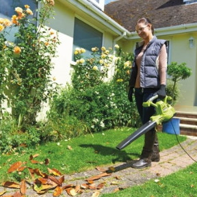 Повітродувка-пилосос садова RYOBI RBV3000CSV, 3000Вт (14 м/хв) (+ Насадка для високошвидкісного збирання, мішок для листя) - фото №4 Повітродувка-пилосос садова RYOBI RBV3000CSV, 3000Вт (14 м/хв) (+ Насадка для високошвидкісного збирання, мішок для листя) фото