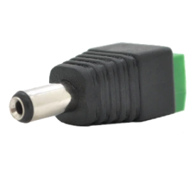 Роз'єм Тато DC-M (D 5,5x2,1(2,5мм)) с клемами під кабель