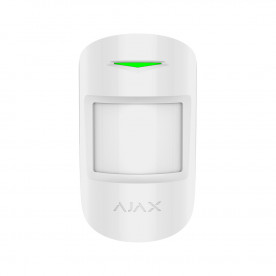 Датчик руху з мікрохвильовим сенсором Ajax MotionProtect Plus Білий