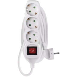 EMOS P1323R - Мережевий подовжувач 3 розетки 3 м