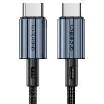 Кабель Choetech XCC-1015 2м Black USB-C to USB-C (PD 60W, 20V/3A, нейлонове обплетення)