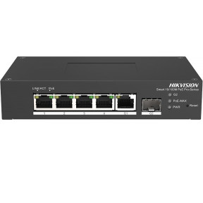 Hikvision DS-3T1306P-SI/HS - 4-портовий комутатор Fast Ethernet Smart Harsh POE купити