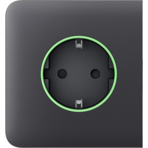 Ajax SideCover (smart) [ type F ] Graphite - Передняя панель и крышка розетки купить