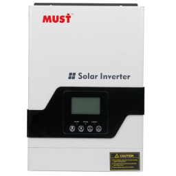 MUST PV18-1012VPM II – Гібридний сонячний інвертор (1000W, 12V, MPPT 600W 18A, Чиста синусоїда)