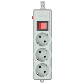 Gembird SPG3-G-6G-PRO - Сетевой фильтр 1.8 м кабель 3 розеток купить