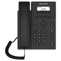 Hikvision DS-KP6000-HE1 – SIP Телефон (4 линии, 2.3" LCD, HD Audio, PoE, 2xRJ-45)