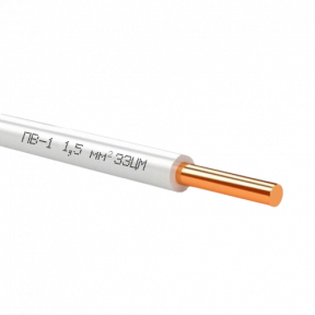 ПВ-1 1,5 Провід білий силовий мідь внутрішній ЗЗКМ купити