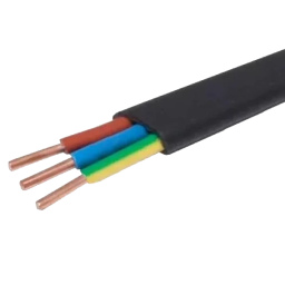 Кабель ВВГ нг LS П 3х1,5 черный (Украина) (100м)