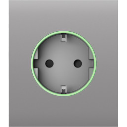 Ajax CenterCover (smart) [ type F ] Fog - Передняя панель и крышка розетки