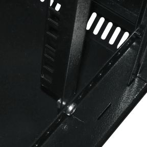 19" 9U 600x600 – Настінна комутаційна шафа (9U, 600мм, Скло, Чорна) в Україні