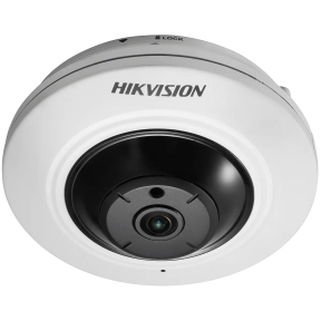 Hikvision DS-2CD2955FWD-IS (1.05 мм) - 5 Мп купольна мережева камера з об'єктивом "риб'яче око" - фото №1 Hikvision DS-2CD2955FWD-IS (1.05 мм) - 5 Мп купольна мережева камера з об'єктивом "риб'яче око" купити