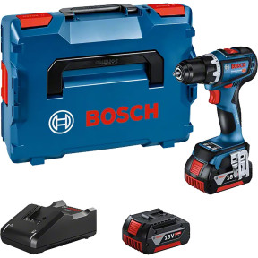 Bosch GSR 18V-90 C Professional (2 x GBA 18V 5.0Ah аккумуляторы + GAL 18V-40 + Кейс) - Аккумуляторная дрель-шуруповерт купить