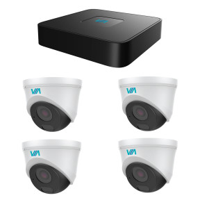 Комплект видеонаблюдения VIA SECURITY на 4 камеры 4 Мп купить