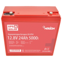Merlion LiFePO4 12.8V 24Ah – Акумуляторна батарея (307.2Wh, 12A заряд, до 5000 циклів)