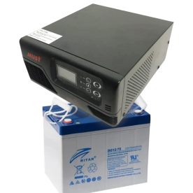 Комплект ДБЖ + АКБ MUST EP20-R1000W + 12V 75Ah DG12-75