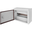 Шкаф металлический, под 12мод., герметичный IP54, навесной, с замком E.NEXT e.mbox.stand.n.12.z