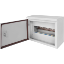 Шкаф металлический, под 12мод., герметичный IP54, навесной, с замком E.NEXT e.mbox.stand.n.12.z