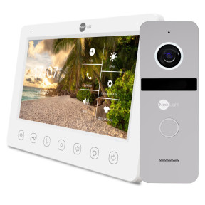 Комплект видеодомофона NeoLight KAPPA HD Kit Silver купить