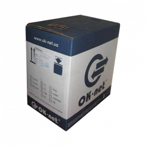 Кабель OK-NET (UTP мідь патчкордовий) КГПВ-ВП (100) 4*2*0,48 (U/UTP-cat.5E-SL patch AWG26, бухта 305 купити