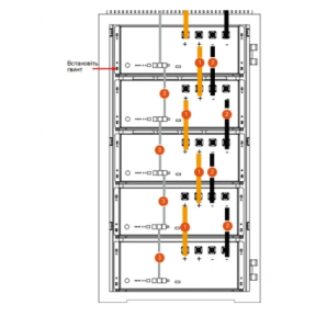 Pylontech HV External Cable Kit (2M) – Комплект дротів (25мм², 2м, CAN 3м) зображення