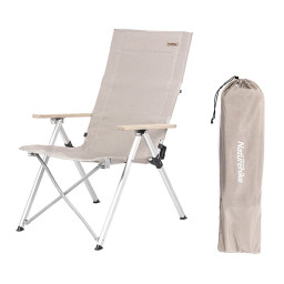 Кресло складное Naturehike NH17T003-Y, алюминий, бежевый