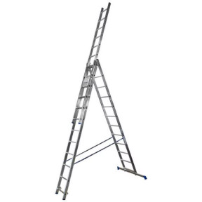 TRIOMAX VIRASTAR - Алюминиевая трехсекционная лестница (3x12 ступеней) купить