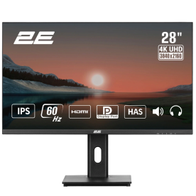 2E L2825B – Монітор (28" IPS, 3840x2160, 5 мс, 60 Гц, HDMI, DP)