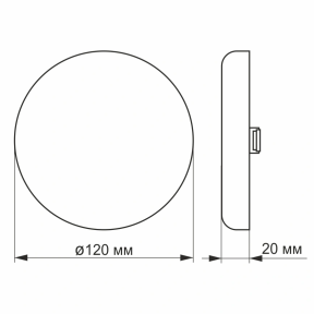 VIDEX 15W 4100K 220V - LED светильник безрамный круглый - фото №3 VIDEX 15W 4100K 220V - LED светильник безрамный круглый в Украине