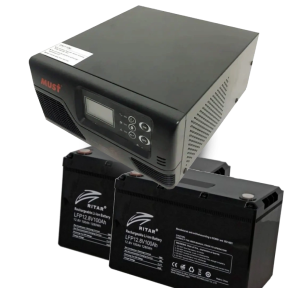 Комплект ДБЖ + АКБ MUST EP20-R1000W + 2x LFP12.8V100AH G24 купити