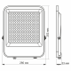 VIDEX PREMIUM 150W 5000K 220V - LED прожектор